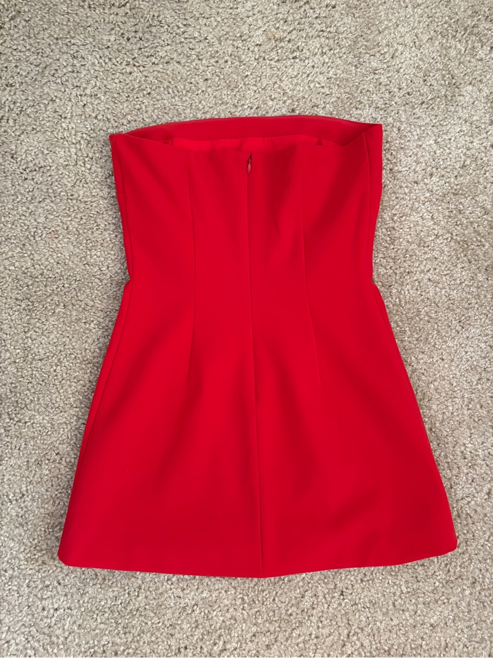 Noah Mini Dress in Cherry Red - Picture 5 of 7